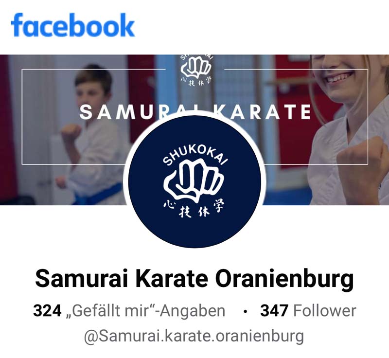 Samurai Karate Oranienburg bei Facebook